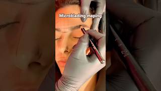 Right way of doing micro blading✨🫶🏻🦢microblading pmu pmuacademy ytshorts [upl. by Nadnarb]