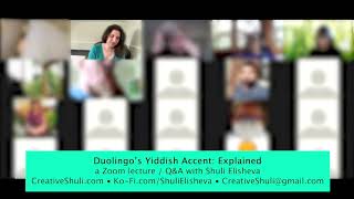 Duolingos Yiddish Accent Explained [upl. by Malinda]