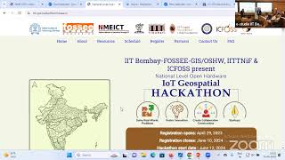 IIT Bombay  Launch of FOSSEE NMEICT Geospatial Mapathon amp IoT Hackathon 2024 [upl. by Aryam]