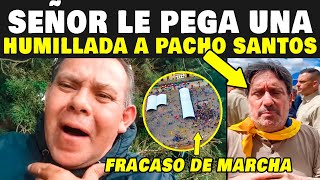 🚨MARCHA FRACASÓ🚨PACHO SANTOS HACE EL RIDÍCULO GUSTAVO PETRO SE LES BURLA poca gente [upl. by Malorie]