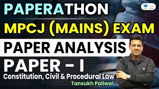 MP CJ Mains Exam Live Solution  Judiciary Exams [upl. by Thia]