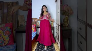 Party wear gowns ❤️✅ partywear gowns meesho meeshohaul diwali haul ytshorts [upl. by Aketahs]