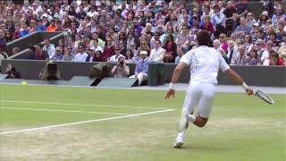 Incredible flexibility from Novak Djokovic as he does the splits [upl. by Ynoffit76]