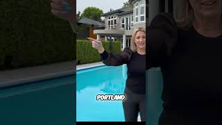 Realtor jumps in swimming pool at mansion [upl. by Claud940]