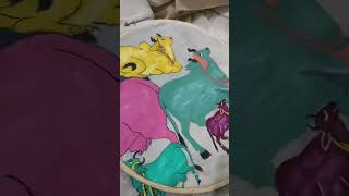 Easy Fabric Painting Tutorial  Quick and Creative Designs [upl. by Oremar]