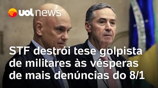 STF destrói tese golpista de militares às vésperas de mais denúncias do 8 de janeiro confira [upl. by Fugate661]