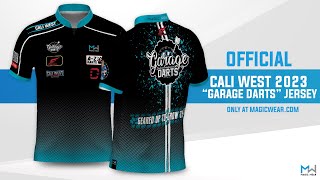 Official Cali West 2023 quotGarage Dartsquot Jersey  Player Replicas [upl. by Orgel]