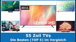 Die besten 55 Zoll TVs amp Fernseher 2024 TOP 5 🥇 Testsieger im Vergleich gut und günstig [upl. by Laforge]