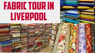 LIVERPOOL FABRIC SHOP TOUR  ABAKHAN [upl. by Nicola]