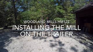 Woodland Mills HM122 Installing the rails on the trailer [upl. by Ilaw]