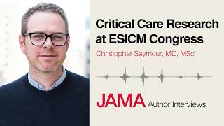 JAMA Critical Care Research at ESICM Congress 2024 [upl. by Metcalf]