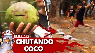 DESAFIO DO CHUTE SURPRESA BOLA OU COCO [upl. by Lemej793]