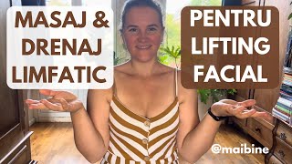 Masaj pentru lifting facial și drenaj limfatic [upl. by Yreneh]