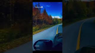 🍂🍁🚘 Orford Lake  Eastman Quebec Canada Street Movement with Blackout Sound System autumn [upl. by Beka]