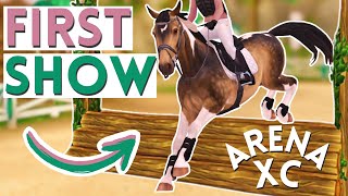 First Show with My New Horse ARENA EVENTING II Star Stable Realistic Roleplay [upl. by Rihsab47]