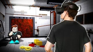 I played a ROBLOX VR escape room [upl. by Elocn]