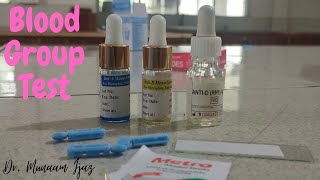 Blood Group Test  Blood Group Determination Practical Easy  Determination of Blood Group Practical [upl. by Arvonio]