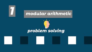 problem solving  Modular arithmetic 1 [upl. by Ettenowtna]