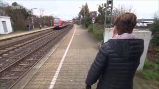 Gefahr an der Bahnsteigkante in KernenRommelshausen  verletzte Fahrgäste  SWR HD [upl. by Ailuig]