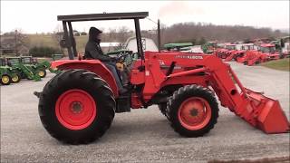 2000 M8200 Kubota 4x4 Tractor with Loader Local Trade in [upl. by Rhianon814]