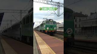 Unikatowa 🍀EU07052🍀 kolej pkp intercity pociągi [upl. by Ammon]