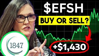 EFSH Stock MASSIVE UPDATE targets and alerts EFSH stock trading life insurance for mums [upl. by Niple784]