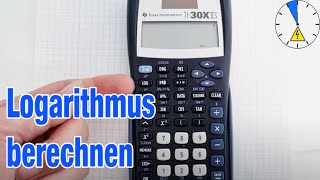 Logarithmus berechnen TI 30 X II S [upl. by Namolos]