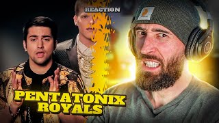 PENTATONIX  ROYALS RAPPER REACTION [upl. by Anawik]