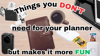 Planner Non Essentials  Tools for your Planner  Filofax for Fun [upl. by Netneuq]