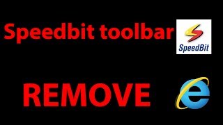 How to remove Speedbit toolbar from Internet Explorer  tutorial HD [upl. by Dayir333]