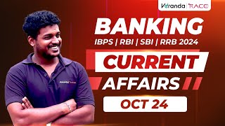 BANKING CURRENT AFFAIRS  IBPS RBI SBI RRB CURRENT AFFAIRS  OCT 24  PRABHA [upl. by Annenn]