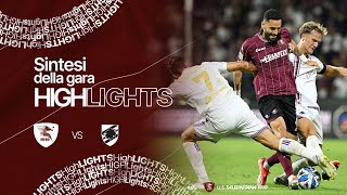 Serie BKT 20242025  3ª Giornata  Salernitana  Sampdoria 3  2  Highlights [upl. by Nyladnor]