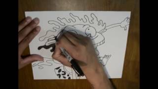 How to Draw Donnie Thornberry  Nicktoons [upl. by Ardis495]