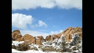 March snow in Prescott Arizona [upl. by Ahsaf]