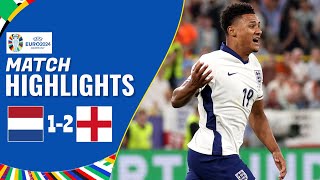 Netherlands vs England  12  Highlights  UEFA Euro 2024  england vs netherlands [upl. by Helge]