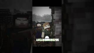 Herobrine Animation minecraft ahsangaming minecraftshorts minecrafteditherobrineedit [upl. by Tsnre]