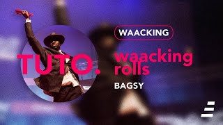 Waacking Dance Tutorial  quotWaacking Rollsquot Dance Tutorial With Bagsy PART 14 [upl. by Bal142]