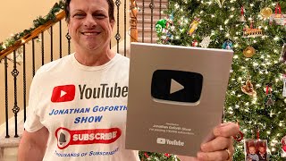 100000 Subscriber Silver Plaque Award from YouTube Thank You for Subscribing Silver Play Button [upl. by Kamillah]