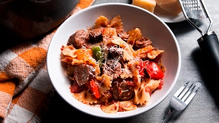 OnePot Sausage And Peppers Pasta [upl. by Einal806]