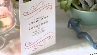 Free Wedding Invitation Samples from WeddingPaperDivascom [upl. by Welcy]