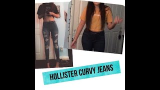 Hollister Curvy Jeans  Try on Haul amp Review [upl. by Faxen822]