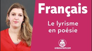 Le lyrisme en poésie  Français  Quatrième  Les Bons Profs [upl. by Alet235]