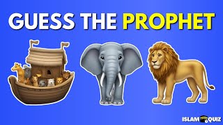 Guess The Prophet By Emoji  Prophet quiz  Islam Quiz [upl. by Brandie737]