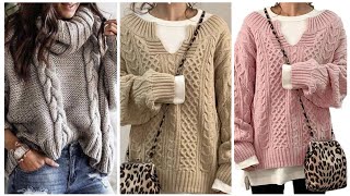 Effortlessly Oversized Womens Sweater Fashion [upl. by Silvia791]