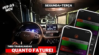 🟢TRABALHEI 7HRS NA UBER  QUANTO FATUREI [upl. by Dobrinsky]