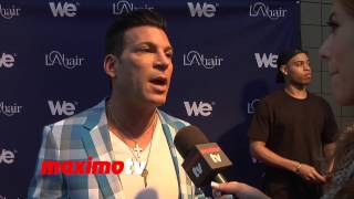 David Tutera On Kim Kardashians Wedding  WE tvs LA HAIR Season 3 Premiere Party [upl. by Amorita]