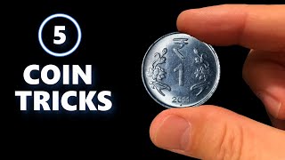 5 Easy Magic Tricks With Coin  Genius Theory  2022 [upl. by Perkins]