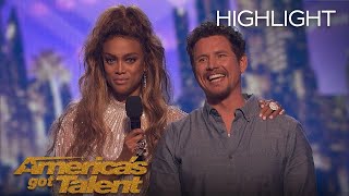 The Moment Michael Ketterer Got 5th Place On AGT  Americas Got Talent 2018 [upl. by Ellesor]