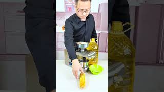 The cooking oil I made myself is so delicious Cooking oil Household oil press Kitchen applian 39 [upl. by Natek]