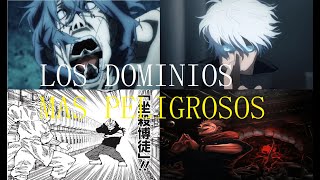 Las 5 Expansiones de Dominio Mas Peligrosas  JUJUTSU KAISEN [upl. by Eliathan]